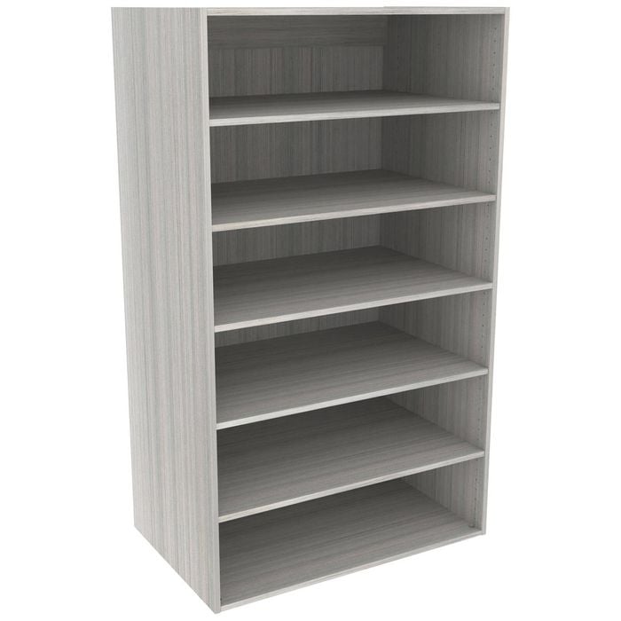 Lugna 1536 x 900 x 580mm Mist Ready to Assemble Robe Insert 5 Shelf Unit