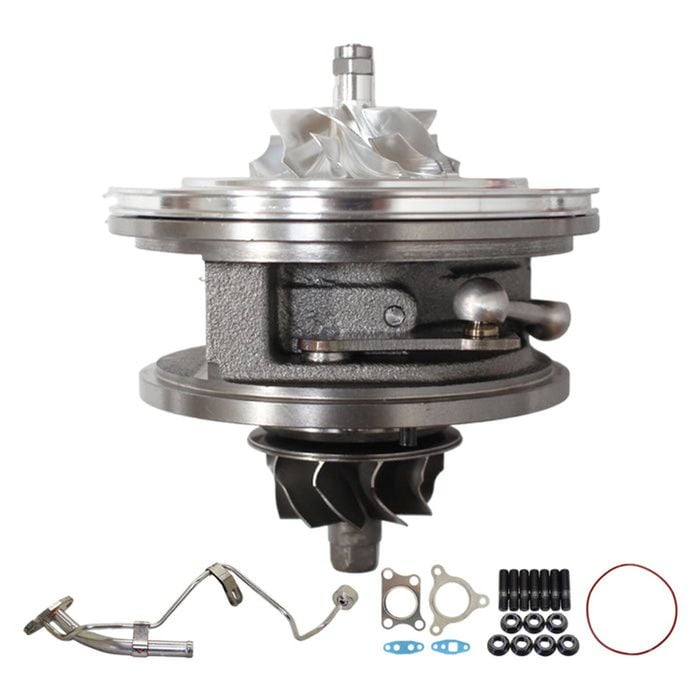 Upgrade Billet Turbo Cartridge CHRA Core With Oil Feed Pipe For Nissan Navara D40 YD25 2.5L 2010 Onwards