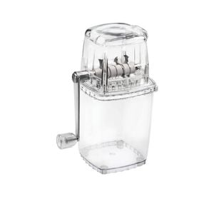 Avanti Manual Acrylic Ice Crusher Stainless Steel Blades – Clear