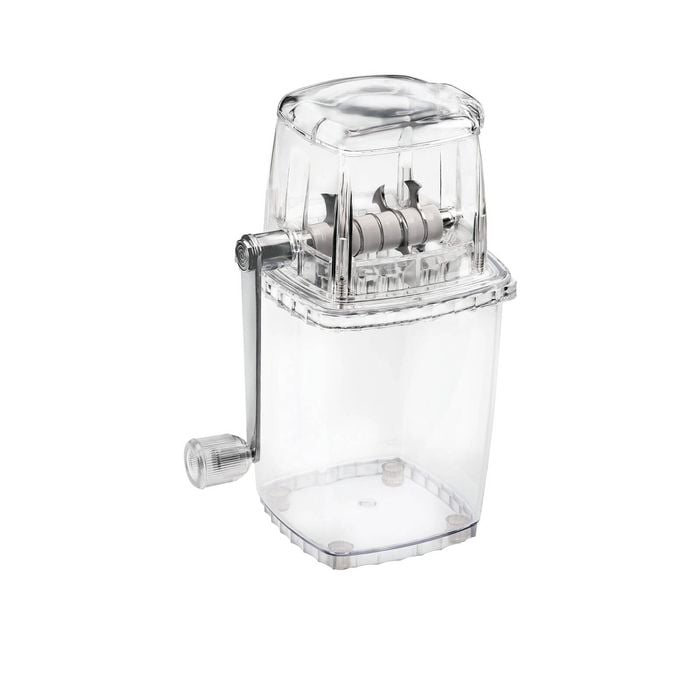 Avanti Manual Acrylic Ice Crusher Stainless Steel Blades – Clear