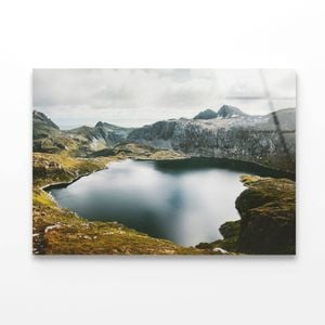 Lake and Mountains  Print 100% Australian Made 150 x 100cm  (Acrylic)