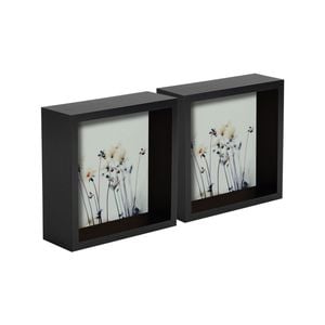 Nicola Spring 2 Piece Box Photo Frame Set - 6 x 6 Square Acrylic Frame