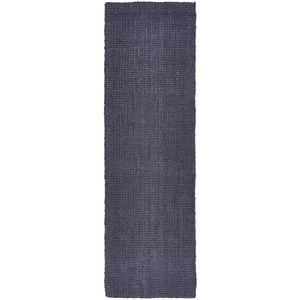 The Rug Connection Gallery Barker Navy Blue 400x80cm - Large Runner Handwoven Jute Indoor Rug