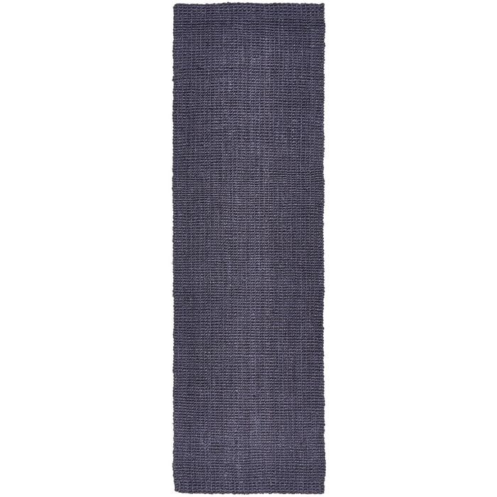The Rug Connection Gallery Barker Navy Blue 400x80cm - Large Runner Handwoven Jute Indoor Rug
