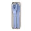 Monbento Mb Pocket Plastic Cutlery Set - Colour Blue Infinity