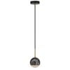 Telbix Oneta Modern Pendant Hanging Lamp Light Metal Acrylic Black Marble Antique Gold Clear