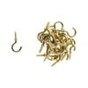 Everhang 7mm Brass Plated Cup Hook - 25 Pack
