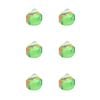 6PK Dudley's World Of Pets Small Pet Exercise Wheel Green