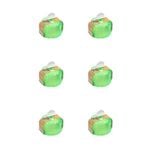 6PK Dudley's World Of Pets Small Pet Exercise Wheel Green