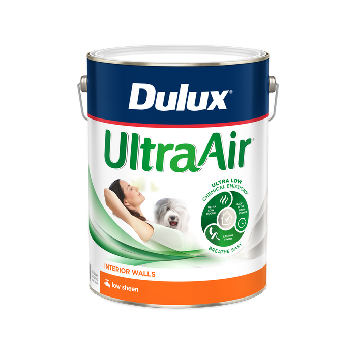 Dulux 10L Interior Paint UltraAir Low Sheen Vivid White