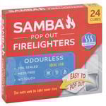 Samba Odourless Popout Firelighters 24 Pack