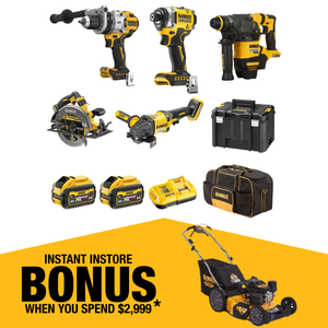 DeWALT 18V/54V XR 9.0Ah 5 Piece Mixed Voltage Combo Kit DCZ503X2-XE