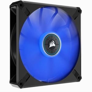 Corsair Ml Elite Series, Ml140 Led Elite, 140mm Magnetic Levitation Blue Led Fan With Airguide, Single Pack(ls)