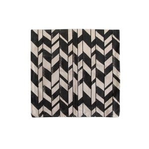 Alexa Black Printed Cushion Cover 43 x 43cm