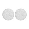 2pk Glomesh Regular Speed Polishing Machine Floor Pad White 500mm
