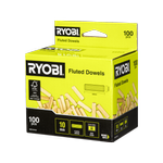 Ryobi 10mm Fluted Dowel - 100 Pack
