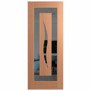 Hume 2340 x 820 x 40mm Illusion SPM External Door XIL6 - Grey
