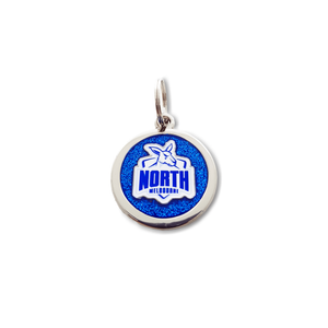 Afl Pet Id Tag - North Melbourne Kangaroos - Engravable - 25mm Diameter