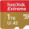 SanDisk 1TB Extreme microSDHC UHS-I Memory Card - Up to 160MB/s, C10, U3, V30, 4K, A2, Micro SD