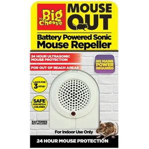The Big Cheese Mouse Out Battery Powered Mouse Repeller