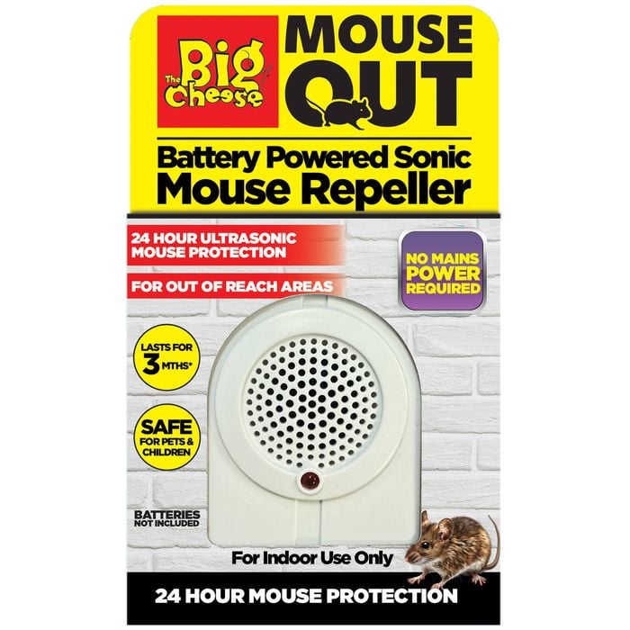 The Big Cheese Mouse Out Battery Powered Mouse Repeller