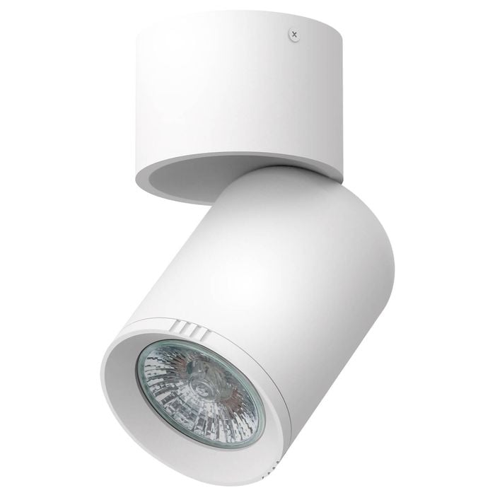 Click White Single Head GU10 Spotlight