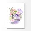 Pink-Purple Perfume with Yellow Cap  Print 100% Australian Made 90 x 120cm  (Acrylic)