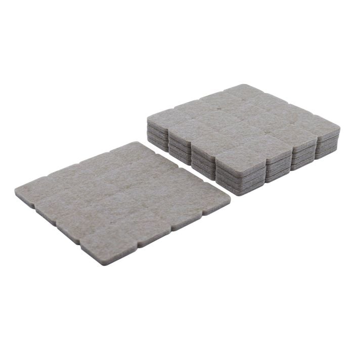 Syneco 25 x 25mm Square Felt Floor Protection - 80 Pack