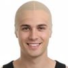 Bald Skinhead Wig Cap Costume Rubber Latex Dress Up Party Head Cover