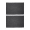 2PK Bambury Angove 950gsm Soft Absorbent Cotton Bath Mat 50x80cm Grey