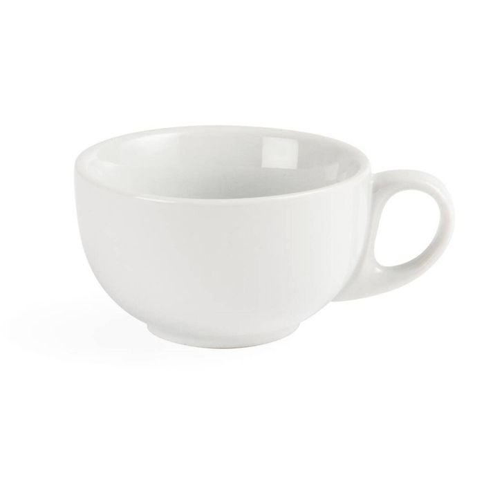 Olympia Coffee Cups Whiteware White 200ml 12 Pack Porcelain Commercial Tableware