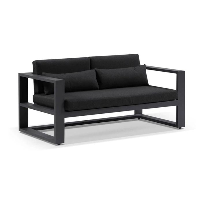Santorini 2 Seater Outdoor Aluminium Lounge