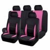 Catzon Car Seat Covers Full Set Polyester Seat Fit For Most Suvs Pickup Trucks-pink