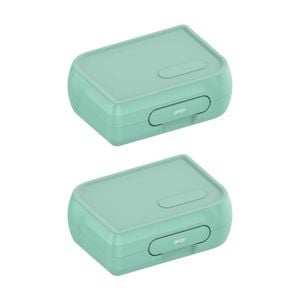 2x Maxwell & Williams GetGo Bento Lunch Container Box Sage Medium