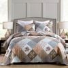 Bloomington Sassari 3 Pce Lightly Quilted Polyester Coverlet Set Queen