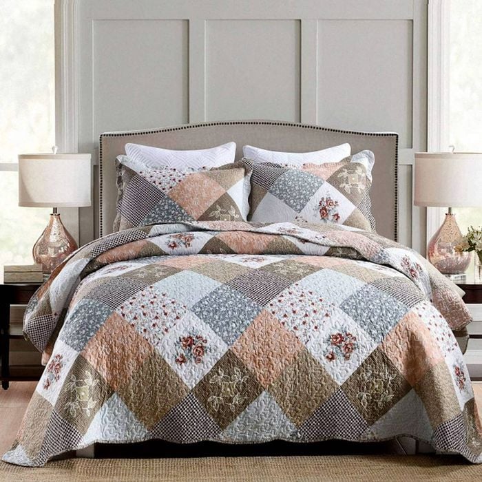 Bloomington Sassari 3 Pce Lightly Quilted Polyester Coverlet Set Queen