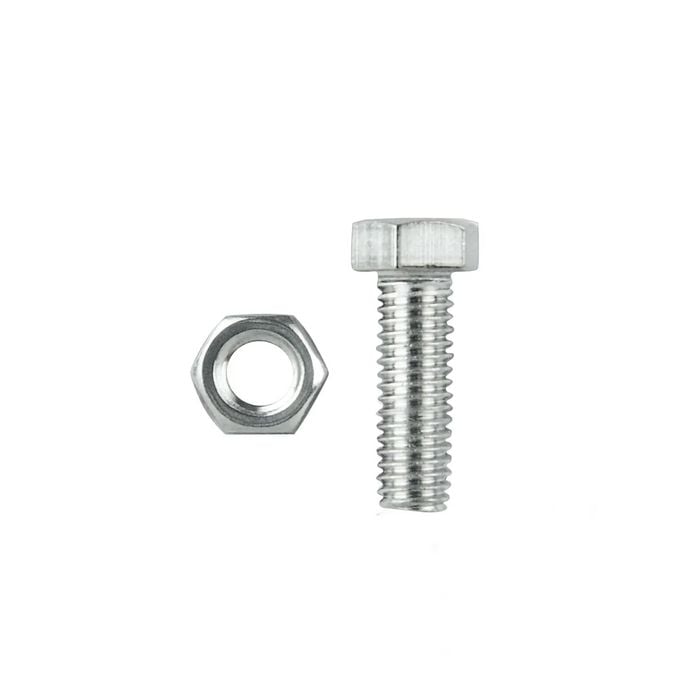 Pinnacle M12 x 16mm Stainless Steel Hex Head Bolt And Nut - 4 Pack