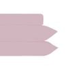 Plain Dyed Polyester Cotton Fitted Combo Set Dusty Pink Double