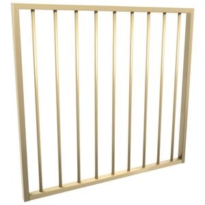 ProtectorAl 975 x 900mm Primrose Aluminium Flat Top Garden Gate