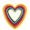 Avanti 5pc Heart Cookies Cutter