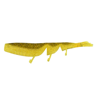 Daiwa BaitJunkie 3" Prawn Soft Plastic Fishing Lure Lemongrass UV