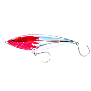 Nomad Design Madscad 115mm 42g Sinking Stick Bait Fishing Lure Fireball Red Head