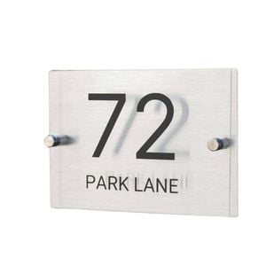 Numero Customisable Address Sign
