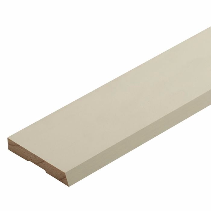 60 x 10mm 2.7m Pinetrim Plus Single Bevel Finger Jointed Untreated Pre-Primed Pine