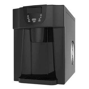 Advwin 2 In 1 Countertop Ice Maker Machine with Water Dispenser Black