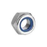 Pinnacle M5 Zinc Plated Nylon Lock Nut - 8 Pack