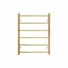 Retro Fit Brushed Gold PVD 6 Bar Non Heated Towel Rail – Round