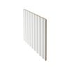 2700 x 1200mm 12mm Lining Panel White MDF Primed Scallop 45mm
