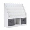 Costway Kid Bookshelf Toy Storage Organizer Drawer Wooden White