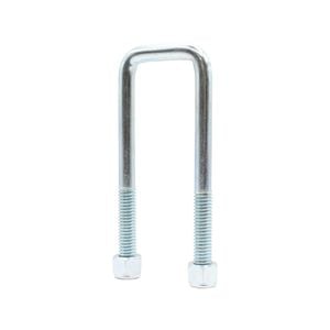 Sunrise U-bolts With Nyloc Nut 1/2" Zinc - 40mm Square, 140mm - Ub40s140z